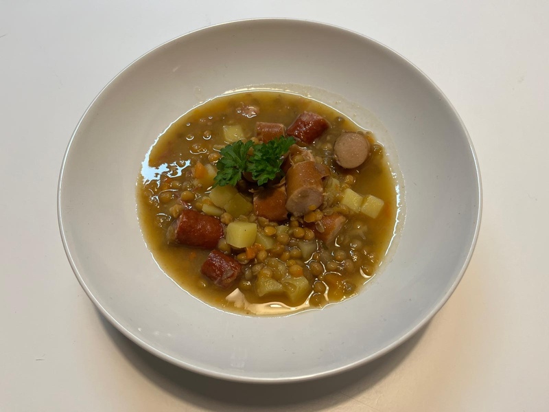 Linsensuppe vor der ersten Disco